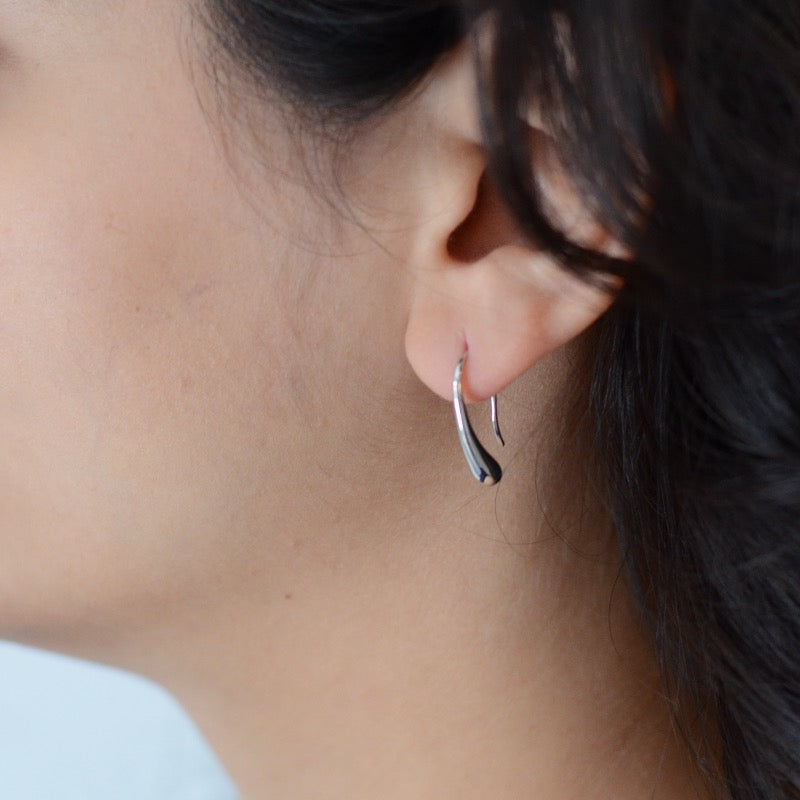 Slider earrings on sale sterling silver
