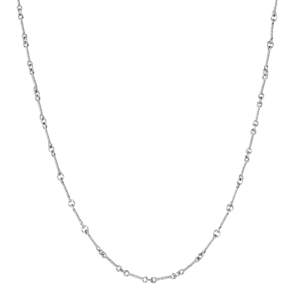 Twist link Necklace | Silver