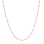Twist link Necklace | Silver
