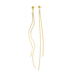 
            
                Load image into Gallery viewer, Ripple Duster Earrings | Gold
            
        