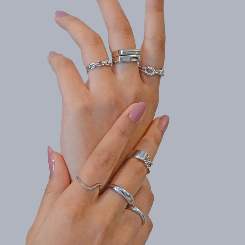 Double Knot Ring | Silver