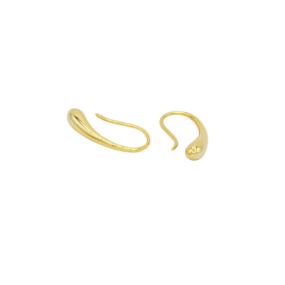 Drop Hook Earrings | Gold