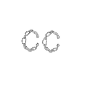 
            
                Load image into Gallery viewer, Link Ear Cuff | Silver
            
        
