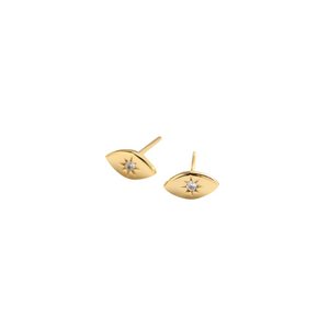 
            
                Load image into Gallery viewer, Evil Eye Studs | Gold
            
        