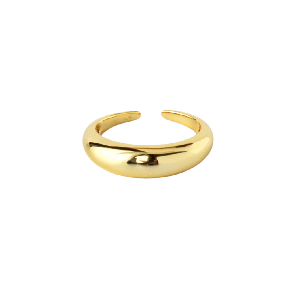 Dome stackable Ring - Gold