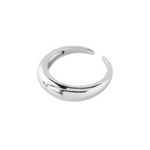 Dome stackable Ring - Silver