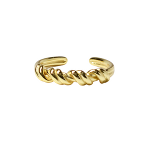 
            
                Load image into Gallery viewer, Twist Ring - Gold
            
        