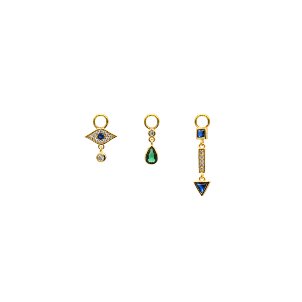 
            
                Load image into Gallery viewer, Evil Eye Earring Charm Add on
            
        