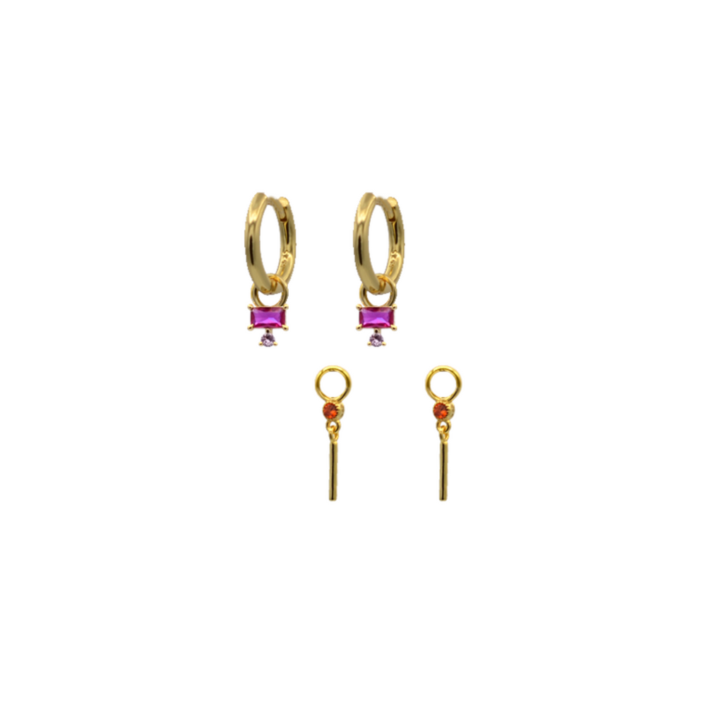 
            
                Load image into Gallery viewer, Candy Land Earring Charm Duo Set
            
        