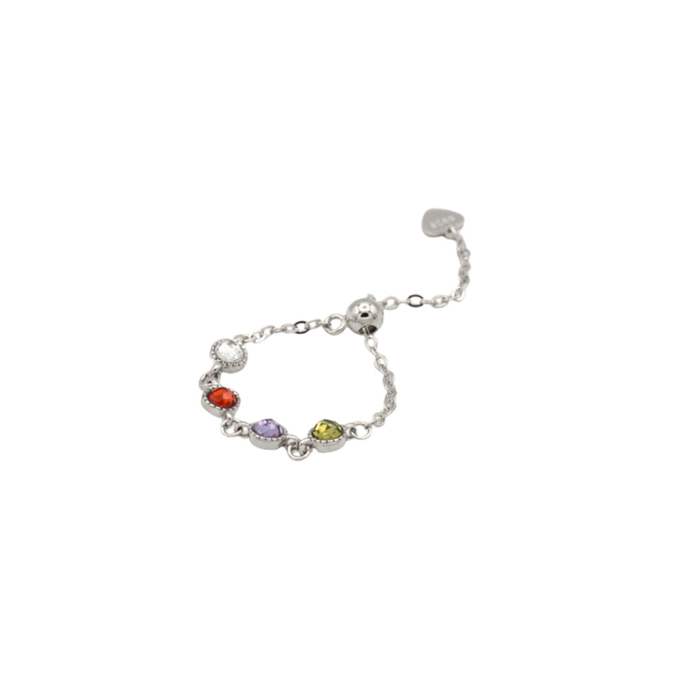 Candy link Chain Ring - Silver