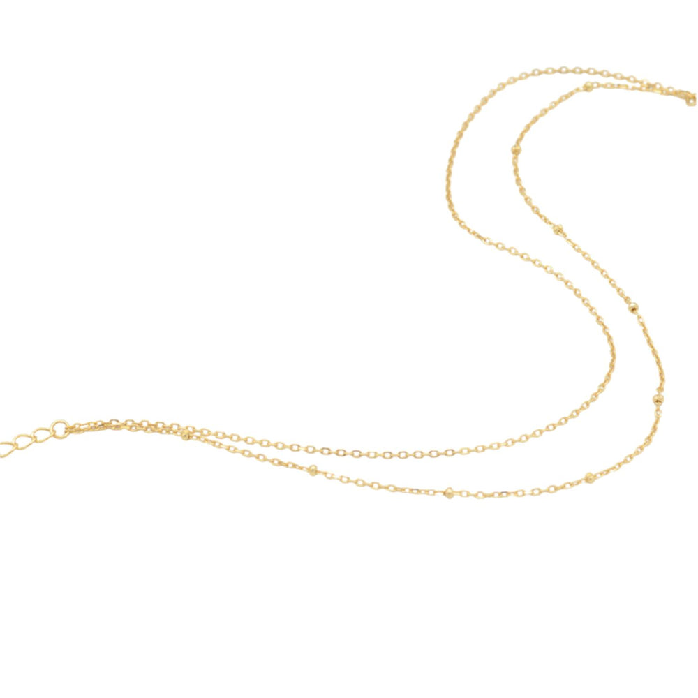 
            
                Load image into Gallery viewer, Double chain Anklet - Gold
            
        