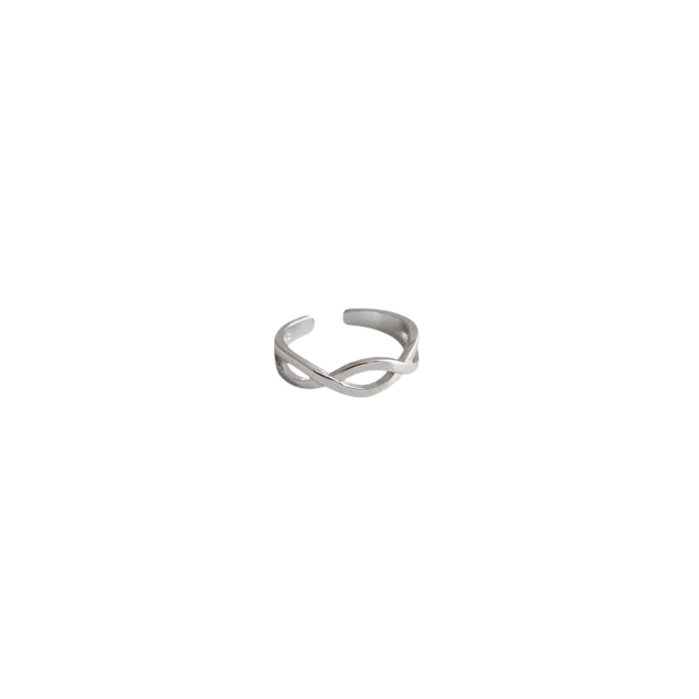 Infinity wave Toe Ring