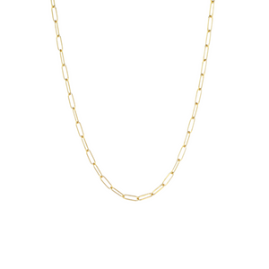 
            
                Load image into Gallery viewer, Paper clip Chain Necklace | Gold
            
        