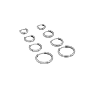 Infinity Loop Hoop | Silver