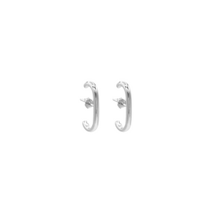 Hook Earrings | Silver