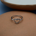 Heart infinity Tri-band Toe Ring - Set of 3