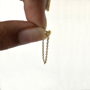 Tiny Heart Earrings Combo - Gold