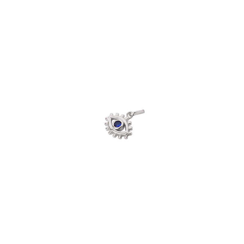 Evil Eye Pendant Charm - Silver