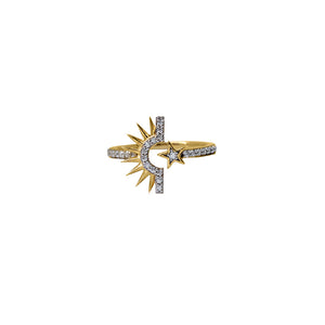 Stellar Sun Open Ring