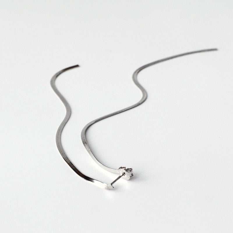 Ripple Duster Earrings | Silver