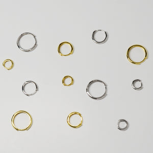 Infinity Loop Hoop | Silver