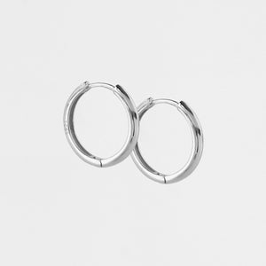 Infinity Loop Hoop | Silver