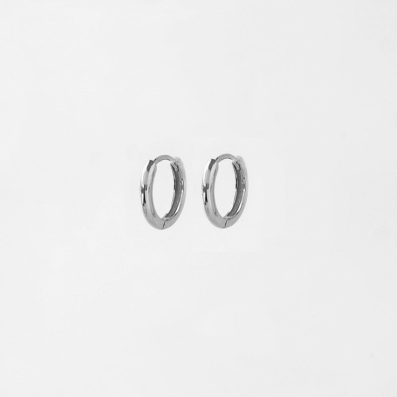 Infinity Loop Hoop | Silver