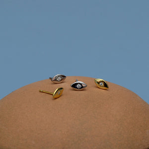 Evil Eye Studs | Gold