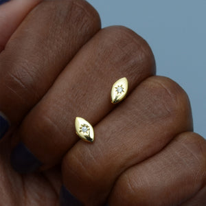 Evil Eye Studs | Gold