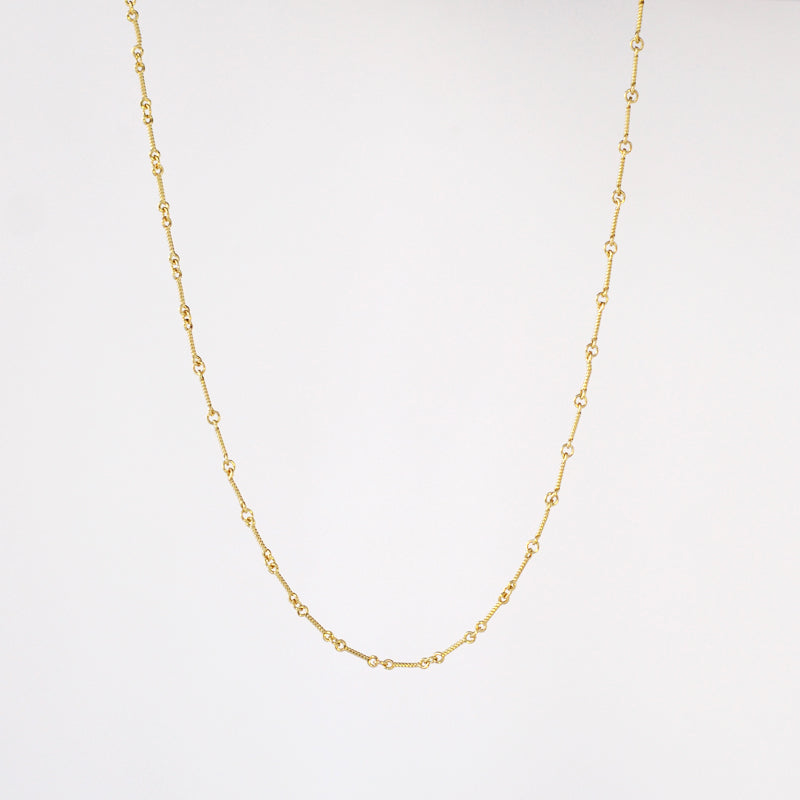 Twist link Necklace | Gold