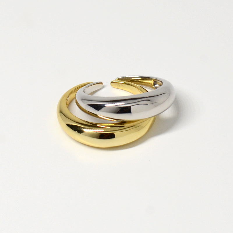Dome stackable Ring | Gold