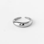 Dome stackable Ring - Silver