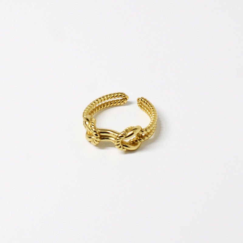 Double Knot Ring - Gold