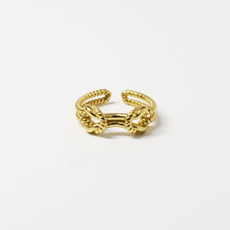 Double Knot Ring | Gold