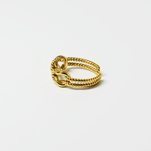 Double Knot Ring - Gold