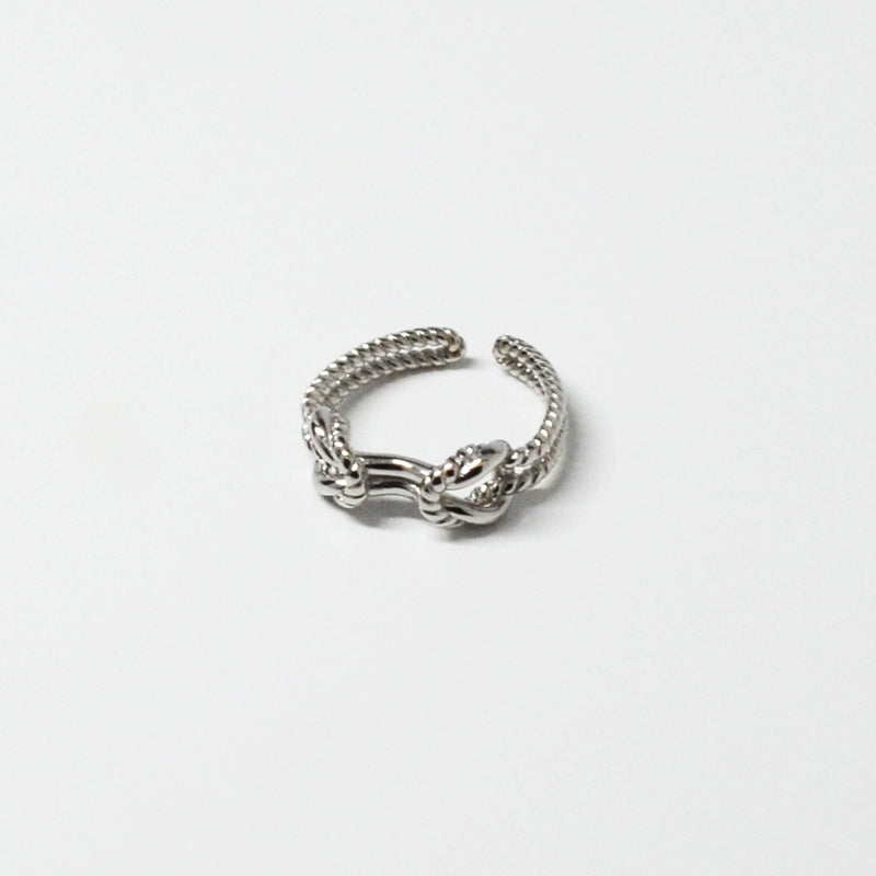 Double Knot Ring | Silver