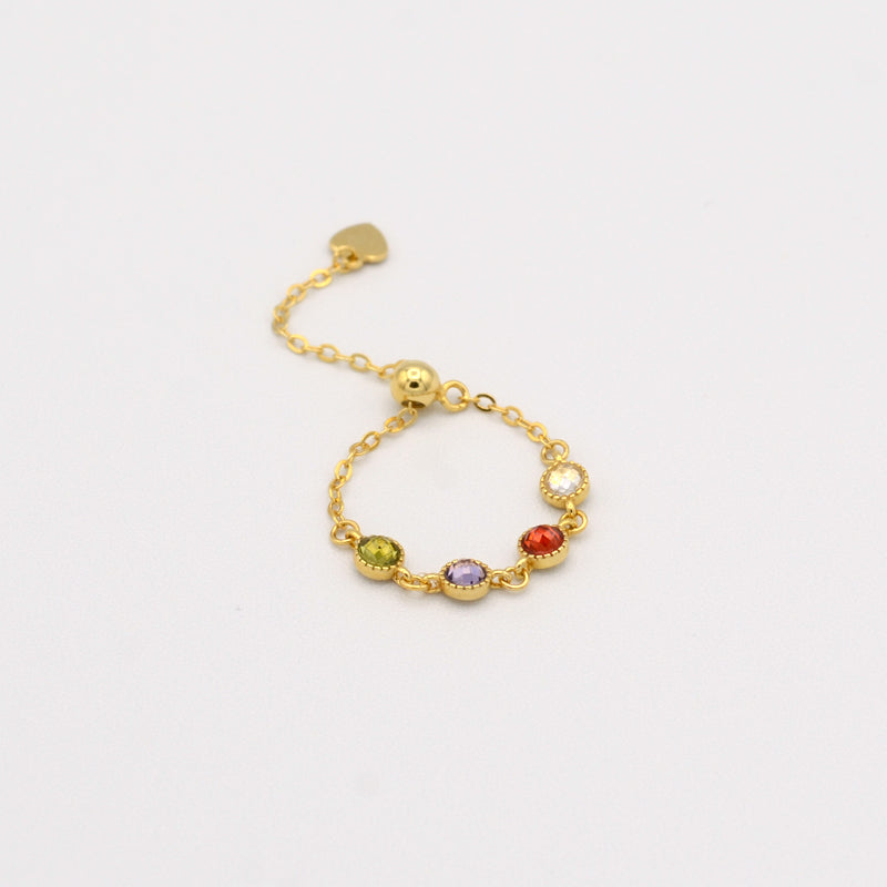 Candy link Chain Ring - Gold