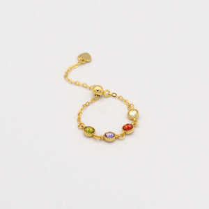 Candy link Chain Ring - Gold