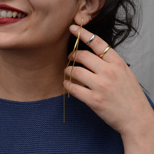 
            
                Load image into Gallery viewer, Ripple Duster Earrings | Gold
            
        