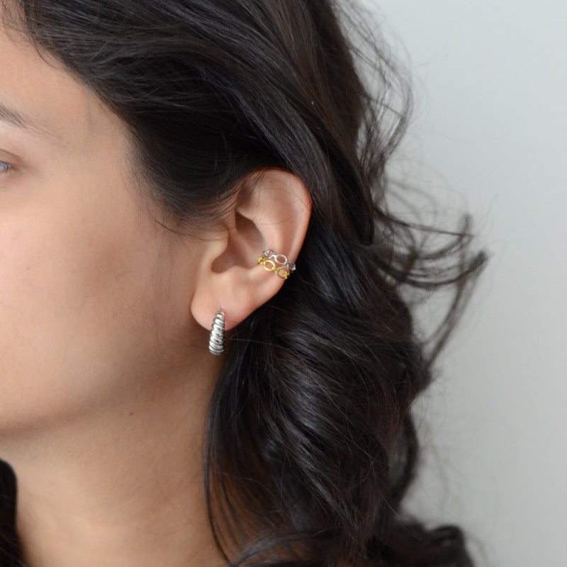 Link Ear Cuff | Silver