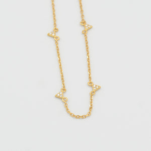 Triangle drop Anklet | Gold