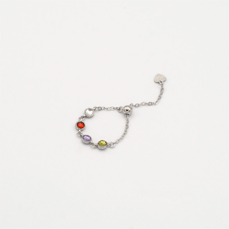 
            
                Load image into Gallery viewer, Candy link Chain Ring - Silver
            
        